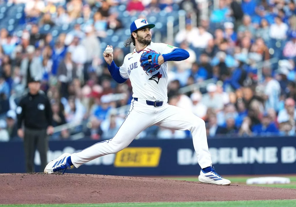 The Blue Jays stil have hope for the playoffs. Even thoughthe Blue Jays are four games under .500 they are only one game out of the final AL Wild Card.