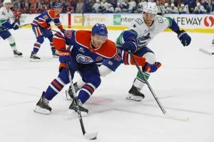 Oilers Split Wild Home and Away Series with the Canucks to Start the Season