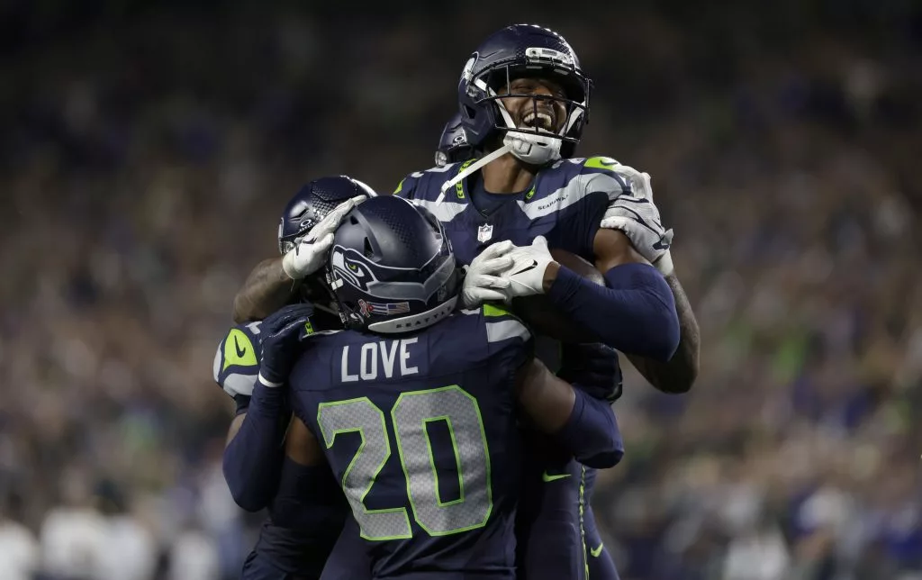 Seahawks escape with win with 13-10 win over New England Patriots. The NFL season-opener was a rematch of last season's Super Bowl.