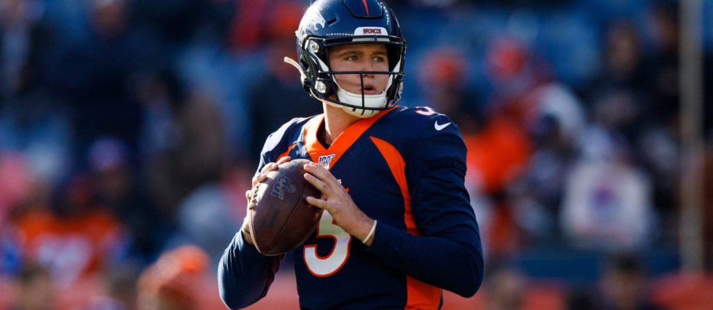 Drew Lock yards passing prop bets TD touchdown