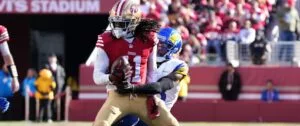 NFL Player Prop Bets: 49ers WR Brandon Aiyuk Odds Vs. Chiefs