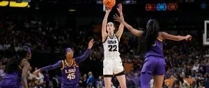 NCAA Women's Basketball Tournament: Iowa Vs. LSU Elite Eight March Madness Odds