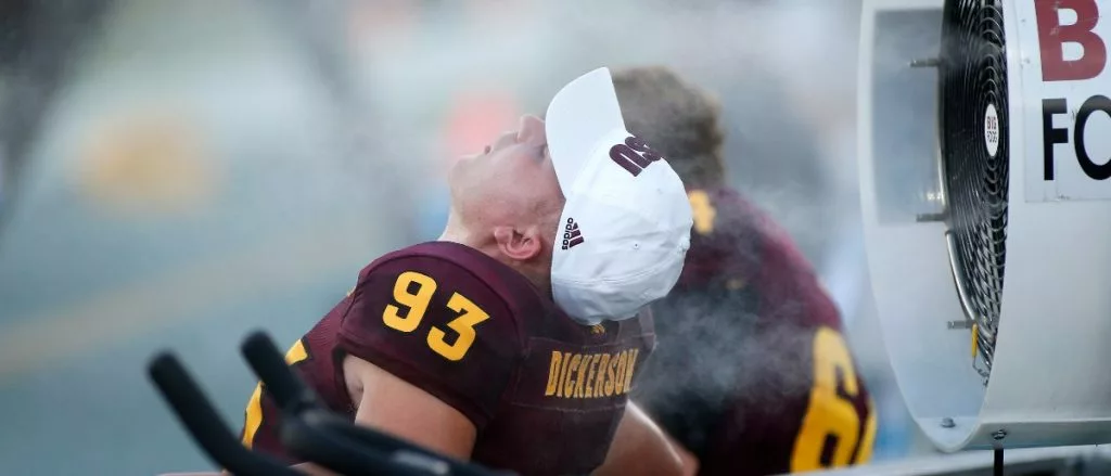college football weather