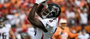 Anytime Touchdown Odds & Picks For Falcons at Raiders: Will Kyle Pitts Score MNF ATD?