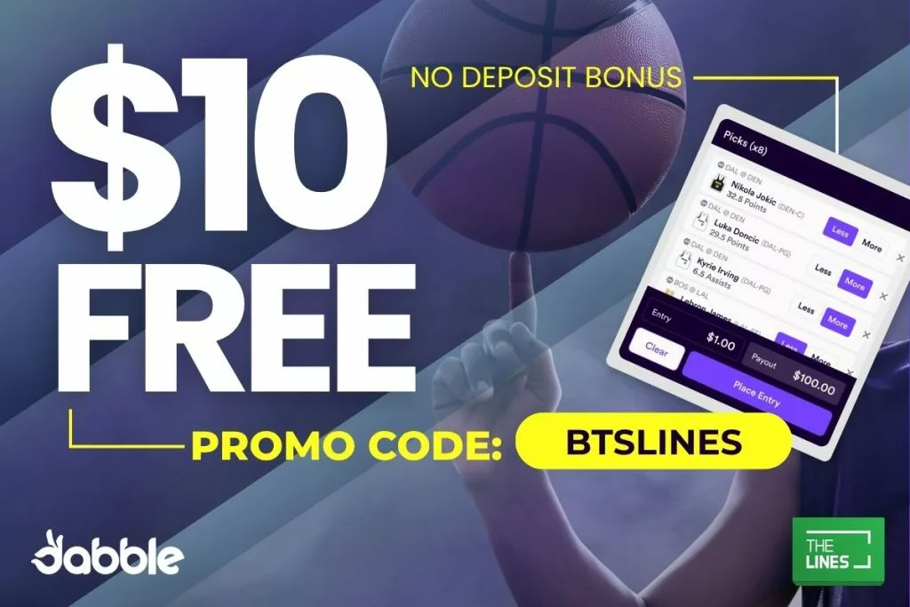 $10 Free No Deposit Bonus on Chargers @ Titans Use Dabble Code BTSLINES