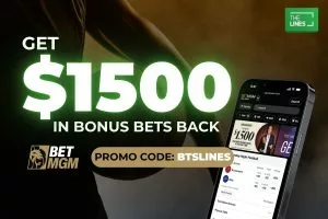 $1500 Bonus Bets If Lose on Vikings @ Lions: Use BetMGM Code BTSLINES