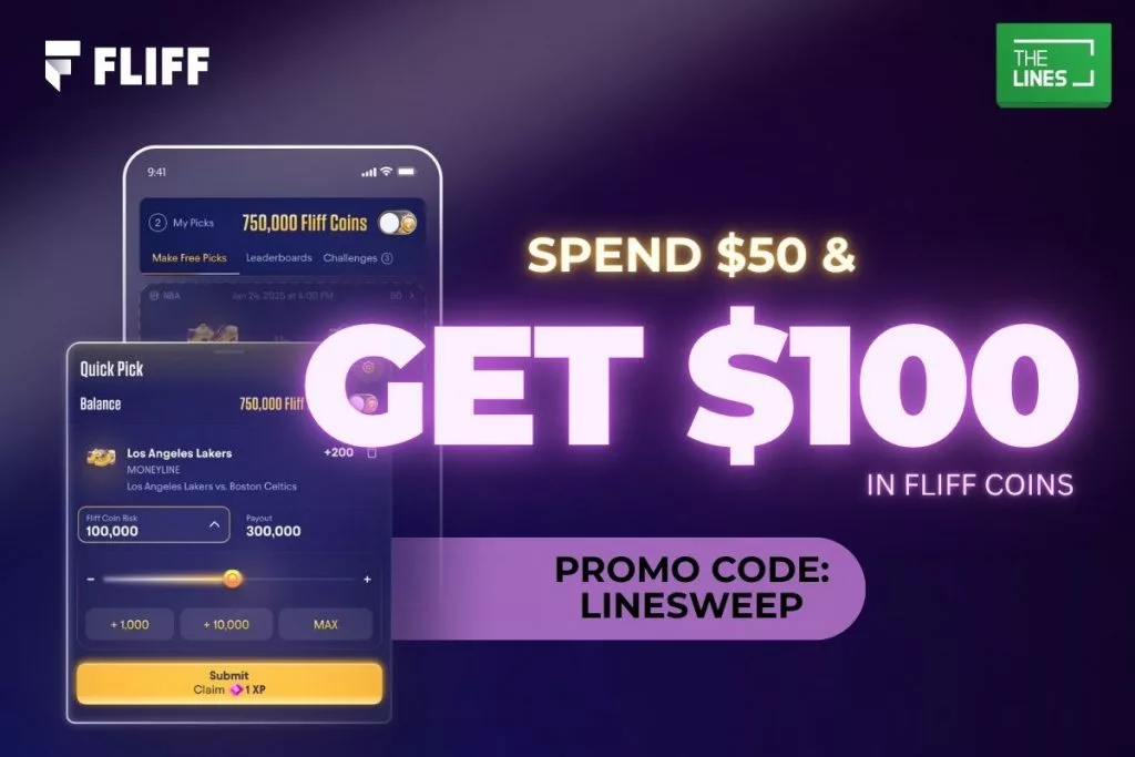 Spend $50 & Get $100 in FC on Ravens @ Dolphins Use Fliff Code LINESWEEP