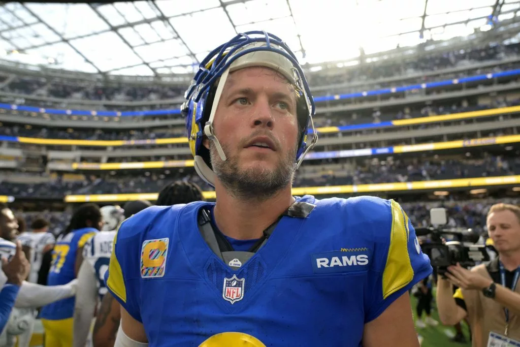 Matthew Stafford of the Los Angeles Rams