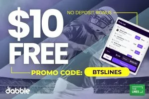 $10 Free No Deposit Bonus on Raiders @ Broncos NFL: Use Dabble Code BTSLINES