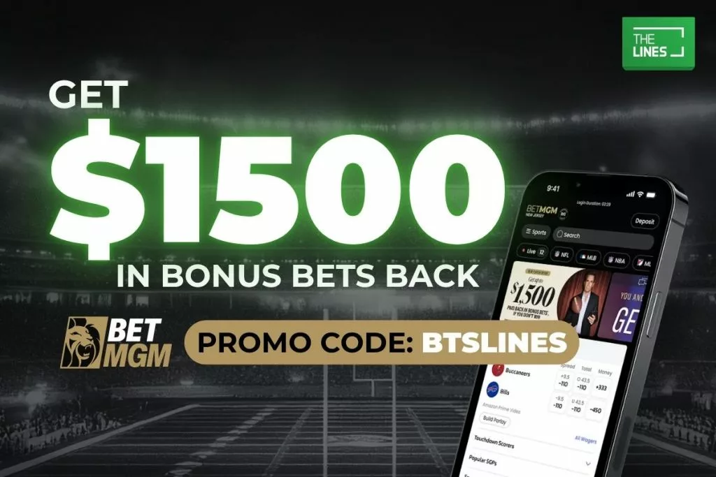$1500 Bonus Bets If Lose on Seahawks @ Rams NFL Use BetMGM Code BTSLINES