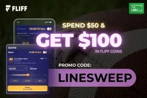 Fliff Promo Code: LINESWEEP for MNF Week 15 Betting Deal: Spend $50 & Get $100 in FC