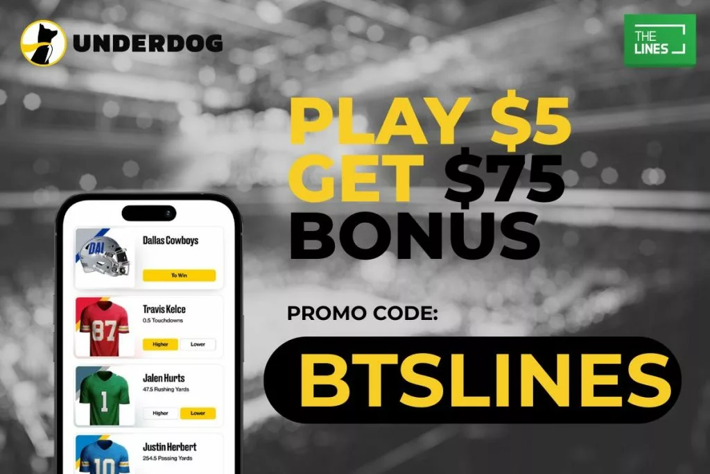 Play $5 Get $75 Bonus on Pacers vs Grizzlies NBA Use Underdog Code BTSLINES
