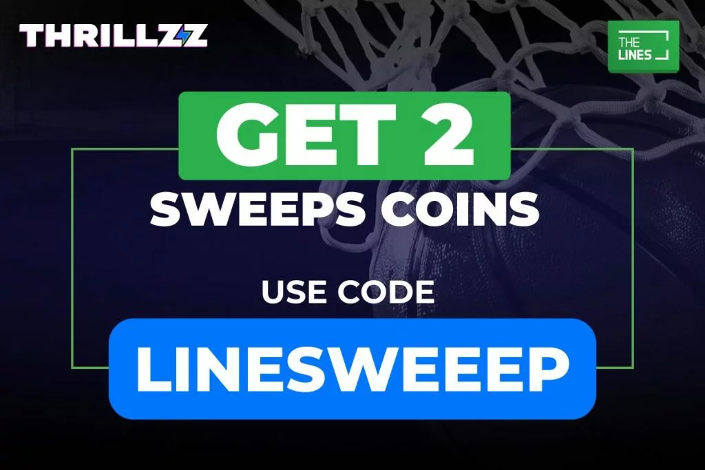 Get 2 Sweeps Coins Free for Sign Up on Cavaliers vs Knicks NBA: Use Thrillzz Code LINESWEEP