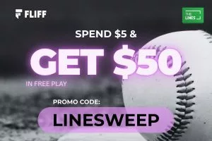 Spend $5 Get $50 in Free Play, Plus a 100% Match Up To $100 on Rays vs Yankees MLB: Use Fliff Code LINESWEEP