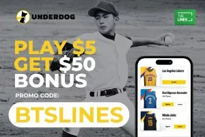 Play $5 Get $50 Bonus on Blue Jays vs Red Sox MLB: Use Underdog Code BTSLINES