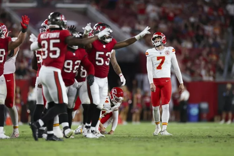 Chiefs Kicker Harrison Butker Had Roller Coaster of Game on Saturday