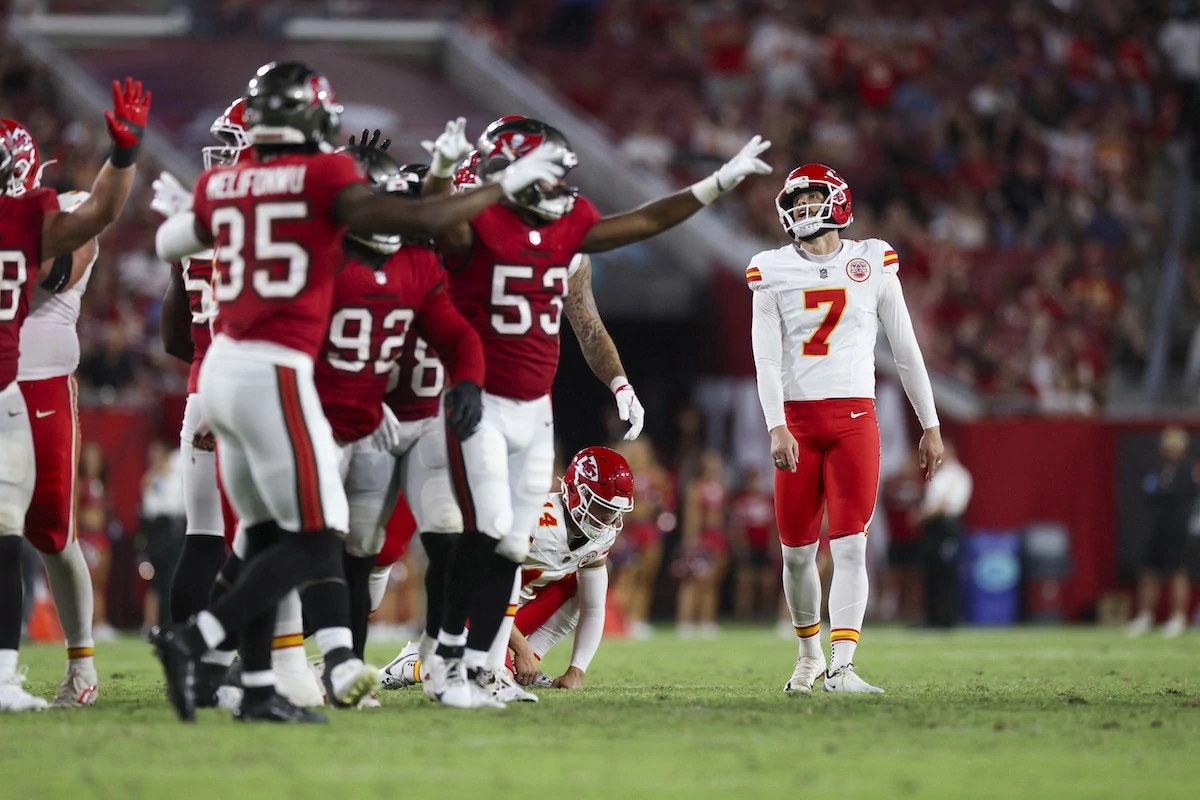 Chiefs Kicker Harrison Butker Has Roller Coaster of Game