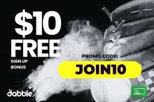 $10 Free on Signup, No Deposit Required on Phillies vs Mariners MLB: Use Dabble Code JOIN10