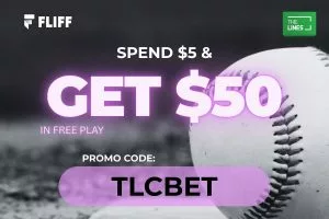 Spend $5 Get $50 in Free Play, Plus a 100% Match Up To $100 on Pirates vs Dodgers MLB: Use Fliff Code TLCBET