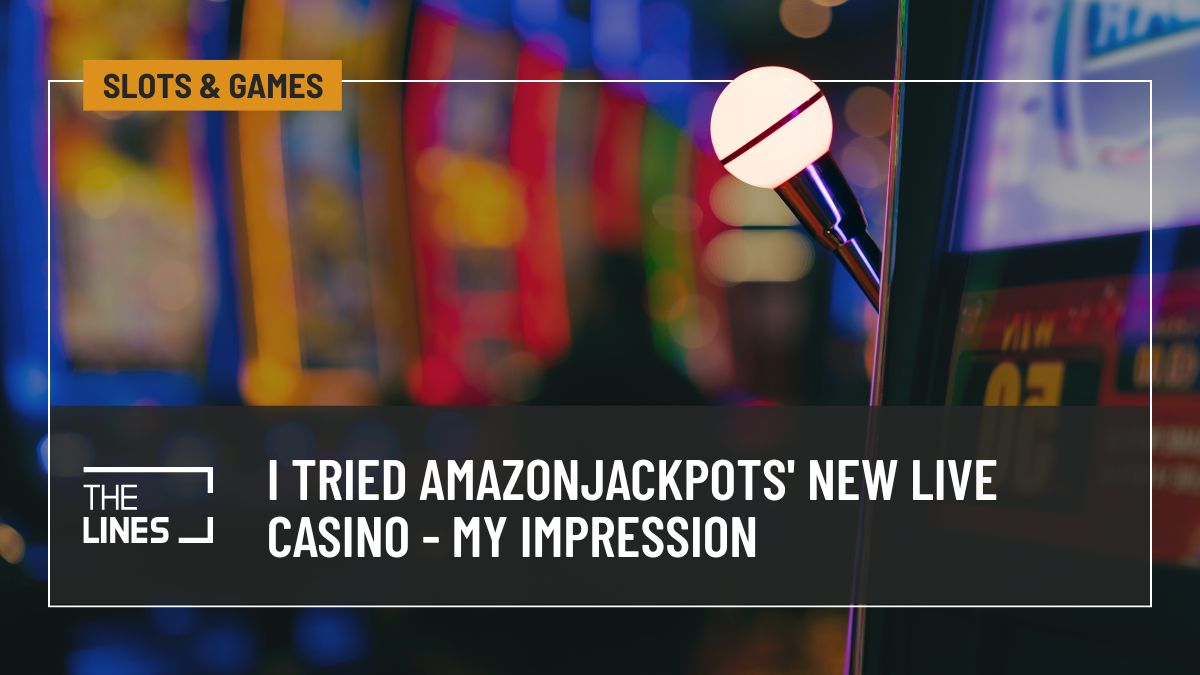 I Played AmazonJackpots' New Live Casino - Here's My First Impression