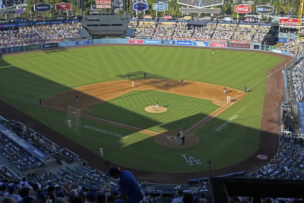 Dodger Stadium in LA - Kalshi deal with LA Dodgers