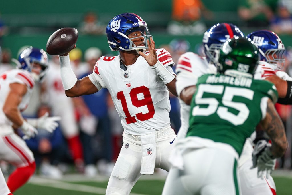 NFL New York Giants at NY Jets - AGA warning over stalled sports betting on NFL