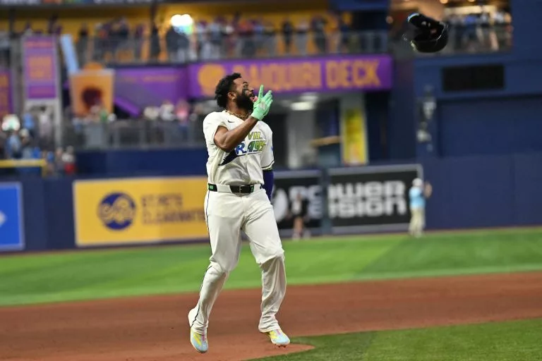 Rays Become First MLB Team to Clinch Playoff Spot on Junior Caminero Walk-Off