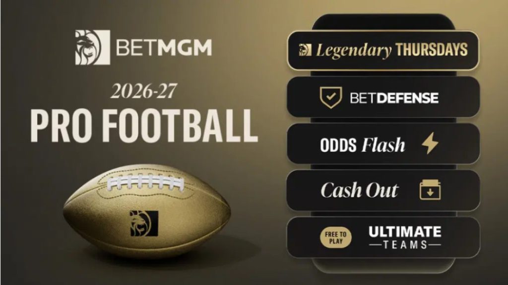 BetMGM Sportsbook NFL enhancements and features 2026-2027 season
