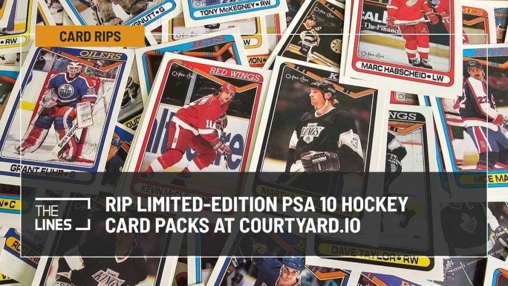 Rip limited-edition hockey card packs at Courtyard.io.