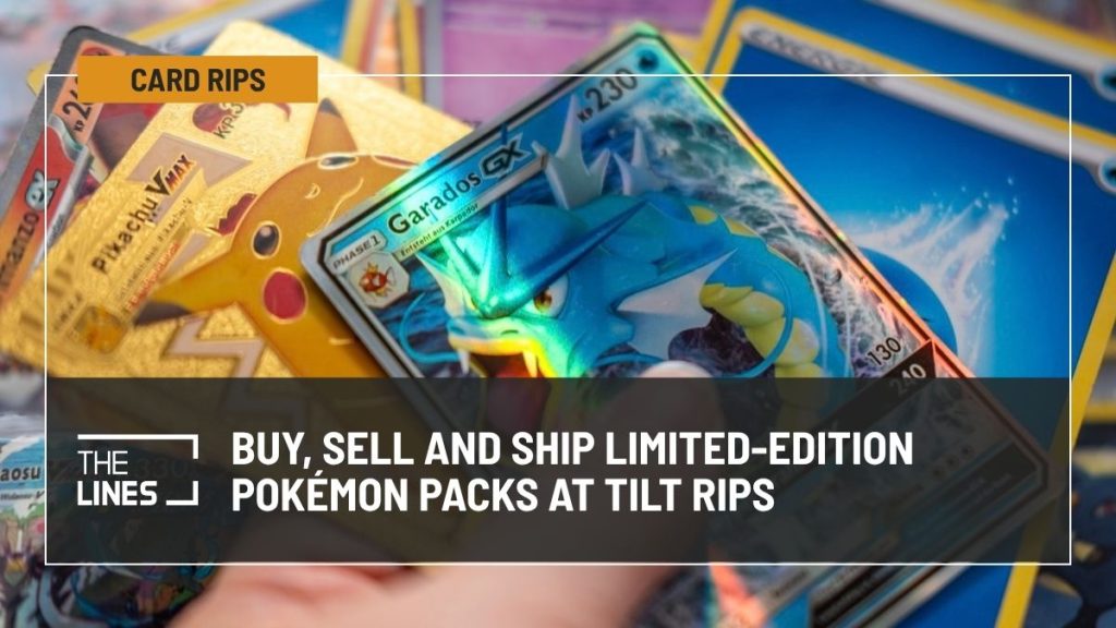 Buy, sell and ship limited-edition pokemon packs at Tilt Rips.