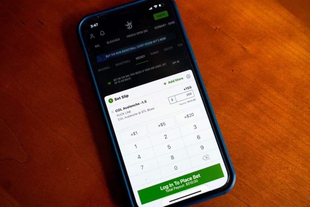 DraftKings iPhone app for sports betting