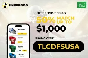 Underdog Promo Code TLCDFSUSA: TNF Week 6 Betting