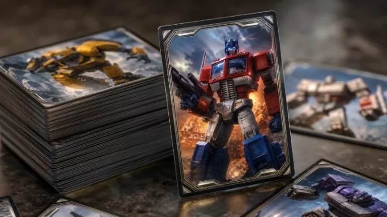 Transformers trading cards