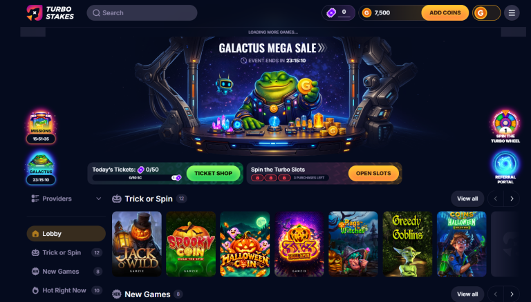 TurboStakes Casino Pros and Cons Homepage