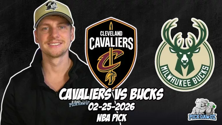 Video: Cleveland Cavaliers vs Milwaukee Bucks 2/25/26 NBA Free Picks & Prediction | NBA Betting Tips
