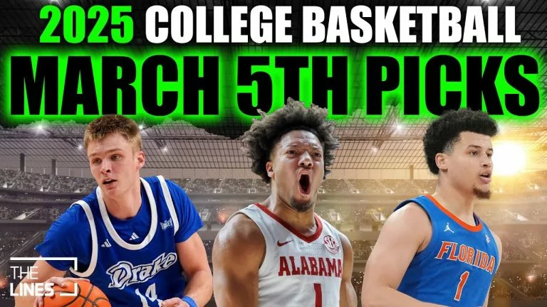 Video: College Basketball: March 5th Picks and Predictions | CBB Picks Today | Beat the Closing Number