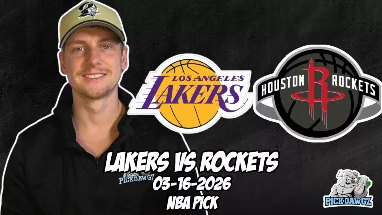 Video: Los Angeles Lakers vs Houston Rockets 3/16/26 NBA Free Picks & Prediction | NBA Betting Tips