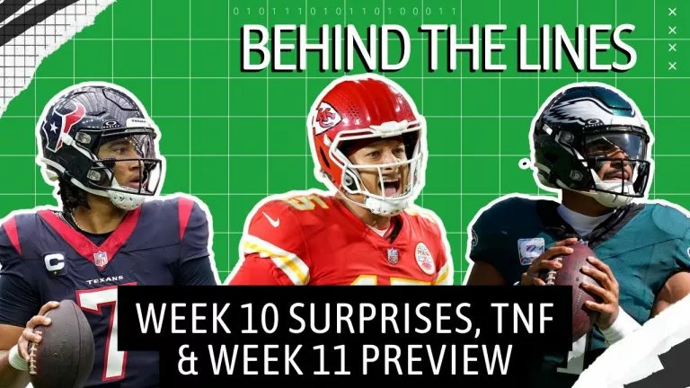 Video: NFL Early Week 11 Opening Odds | Behind the Lines with BetMGM | TNF Lines