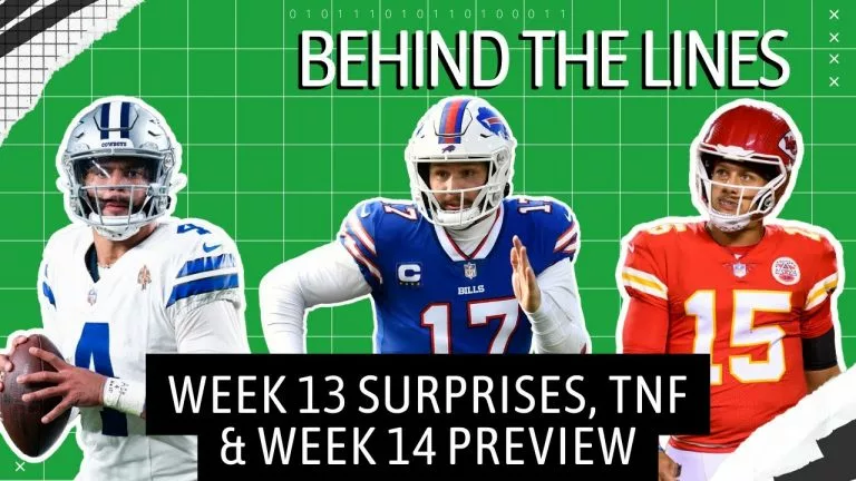 Video: NFL Early Week 14 Opening Odds | Behind the Lines with BetMGM | TNF Lines