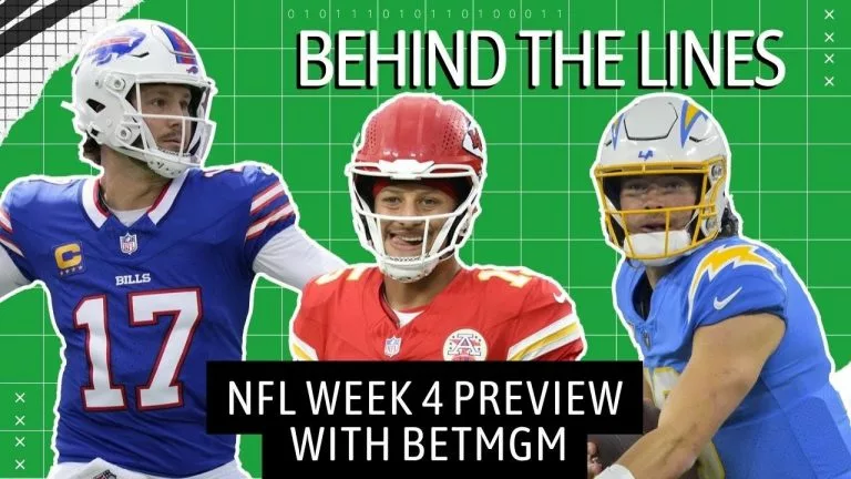 Video: NFL Early Week 4 Opening Odds | Behind the Lines with BetMGM | TNF Lines