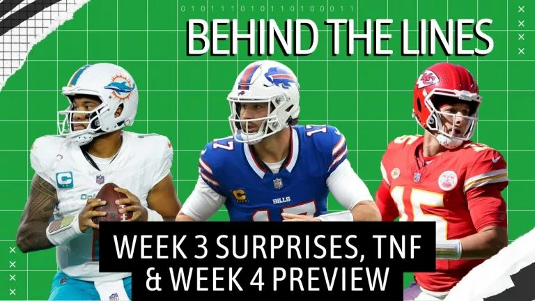 Video: NFL Early Week 4 Opening Odds | Behind the Lines with BetMGM | TNF Lines