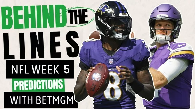 Video: NFL Early Week 5 Opening Odds | Behind the Lines with BetMGM | TNF Lines