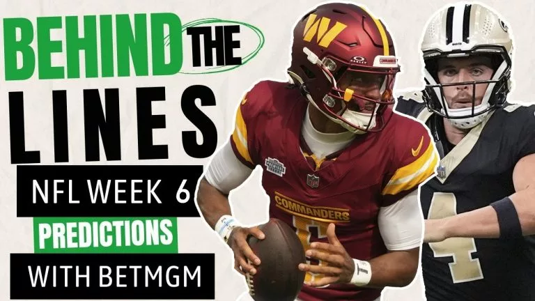 Video: NFL Early Week 6 Opening Odds | Behind the Lines with BetMGM | TNF Lines