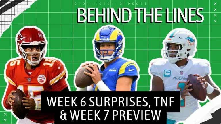 Video: NFL Early Week 7 Opening Odds | Behind the Lines with BetMGM | TNF Lines