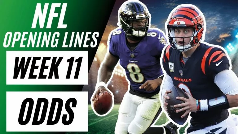 Video: NFL OPENING LINES REPORT | Week 11 NFL Odds | Point Spreads, Moneylines, Betting Totals