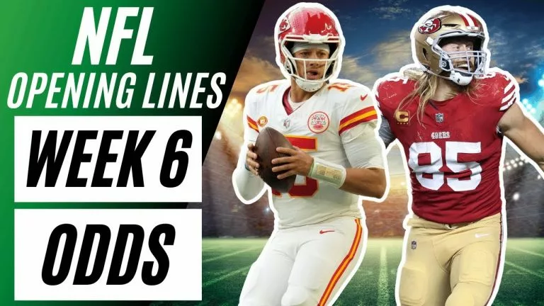 Video: NFL OPENING LINES REPORT | Week 6 NFL Odds | Point Spreads, Moneylines, Betting Totals