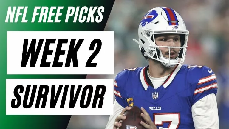 Video: NFL Survivor Pool Picks Week 2 | NFL Survivor Strategy | NFL Picks Week 2