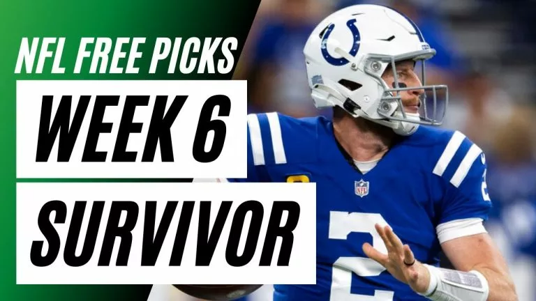 Video: NFL Survivor Pool Picks Week 6 | NFL Survivor Strategy | NFL Picks Week 6